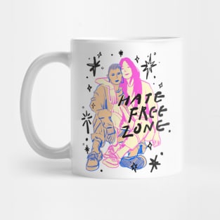 HATE FREE ZONE Mug